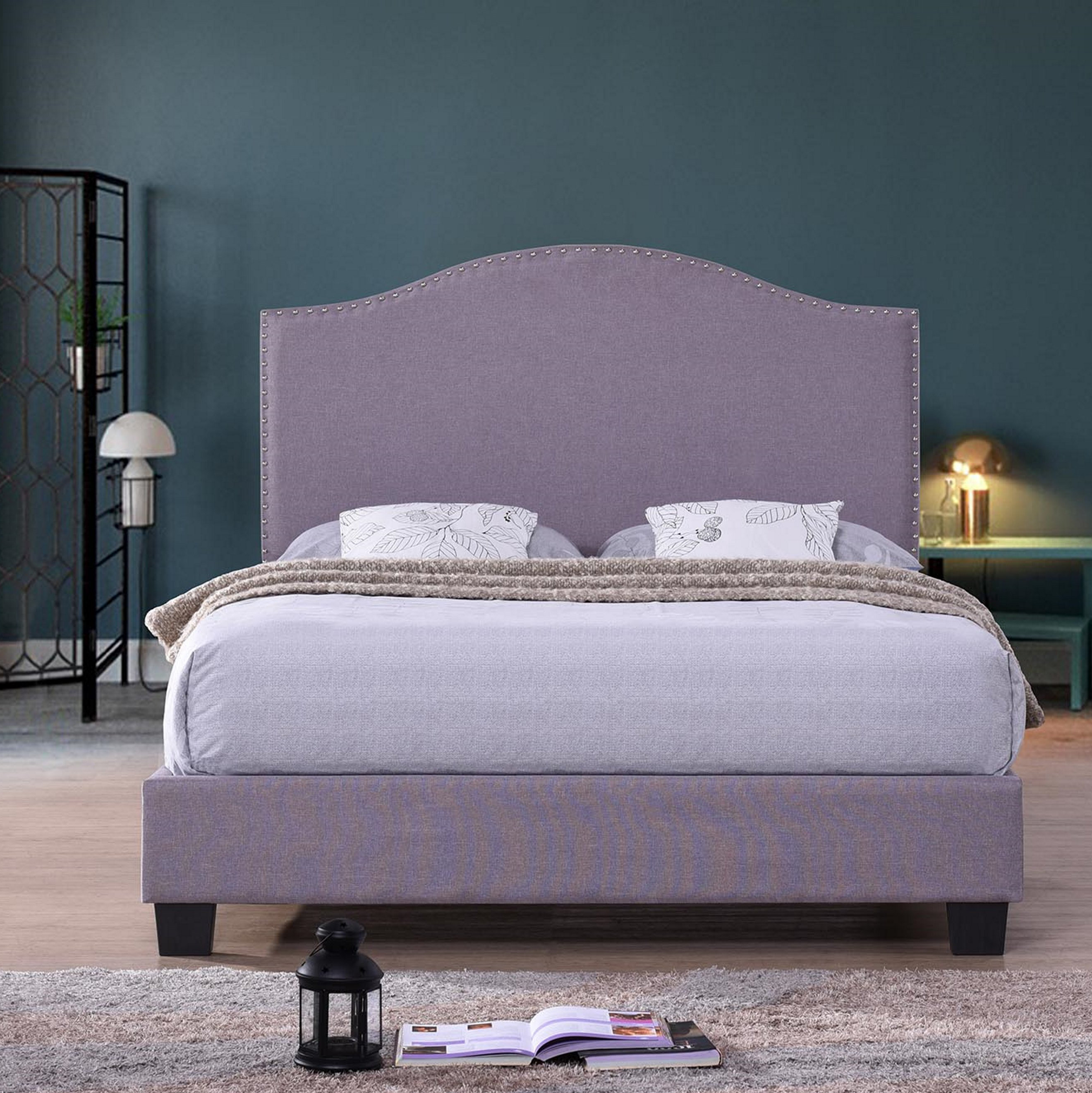 Charlton Home Raiford Linen Upholstered Platform Bed Reviews Wayfair